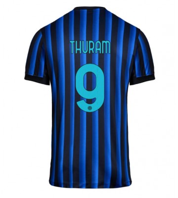 Inter Milan Marcus Thuram #9 Primera Equipación 2025-26 Manga Corta